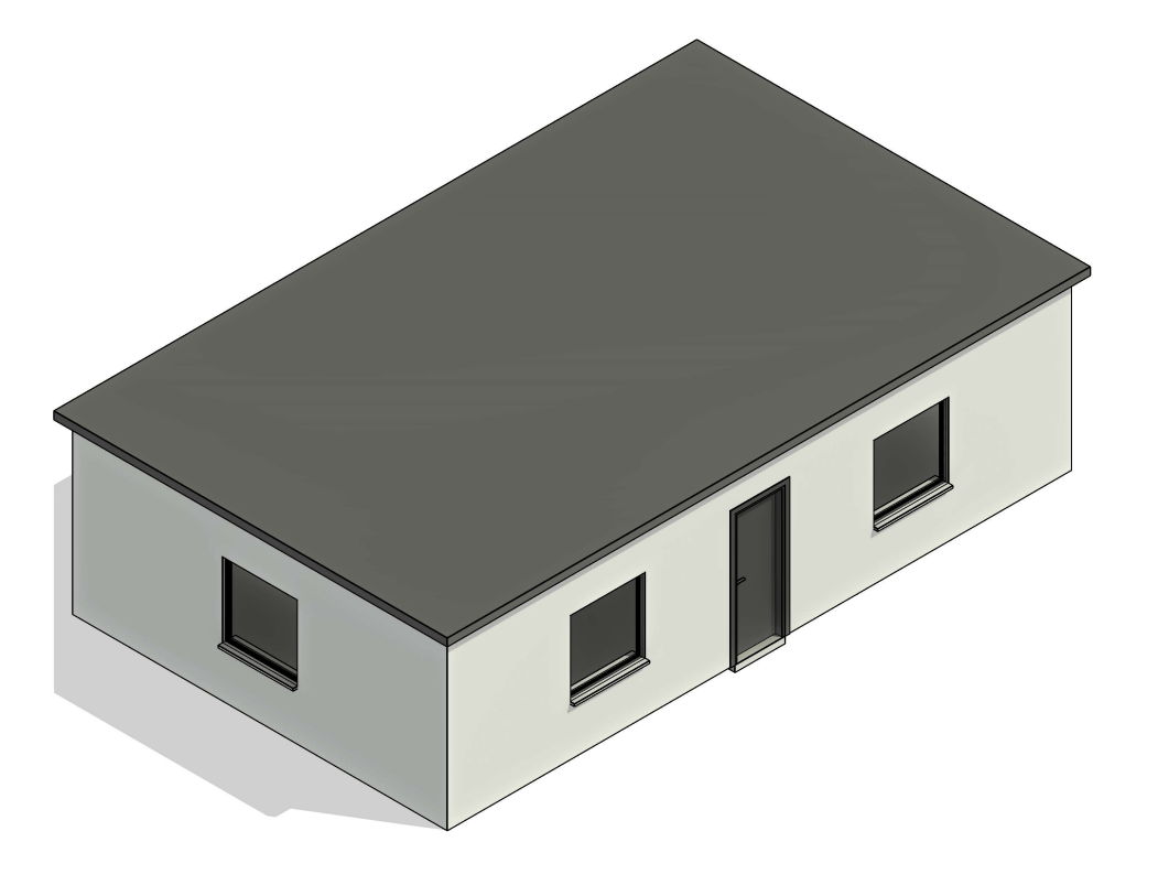 Casa de 60 m2. (10x6 m.) - Casas prefabricadas de hormigón